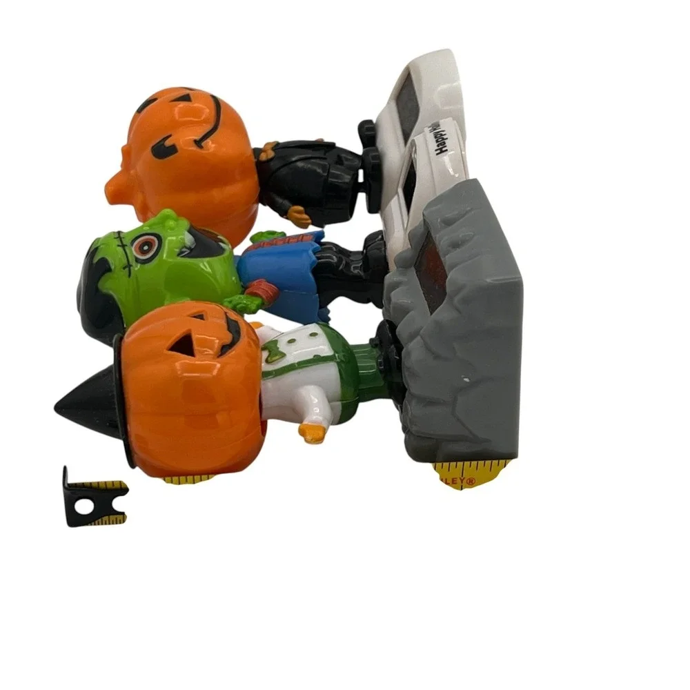 Halloween Lot Of 3 Solar Wigglers Dancing Pumpkin, Frankenstein, Jack O‎ Lantern